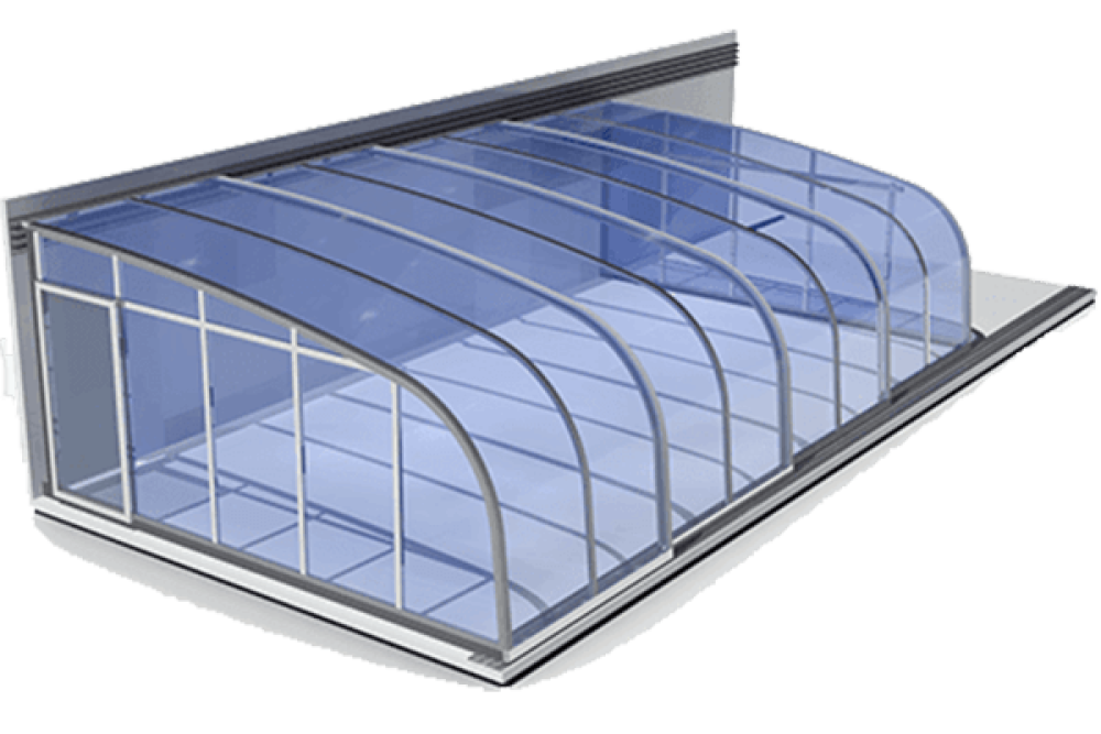 Poolüberdachung Texas, Sonderausführung